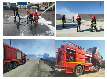 Sécurisation des sites par les sapeurs pompiers